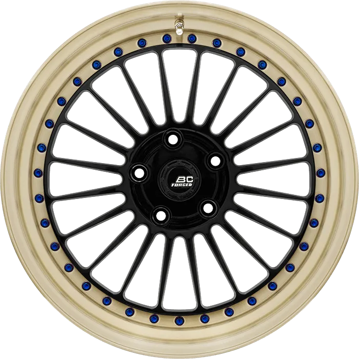 Gloss Black + Gloss Champagne Gold Barrel