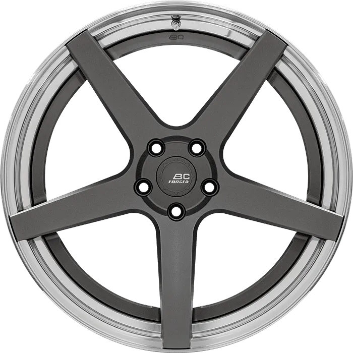 Satin Dark Graphite + Polished Lip