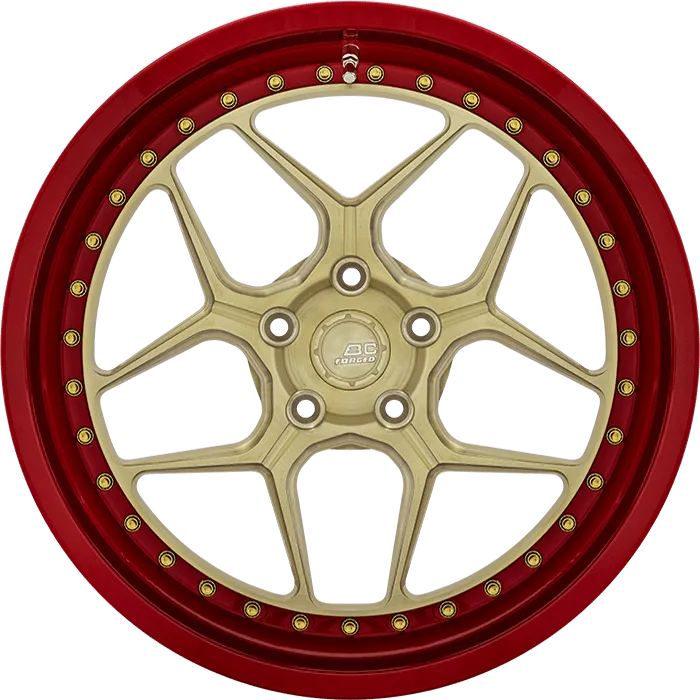 Gloss Champagne Gold + Candy Red Barrel