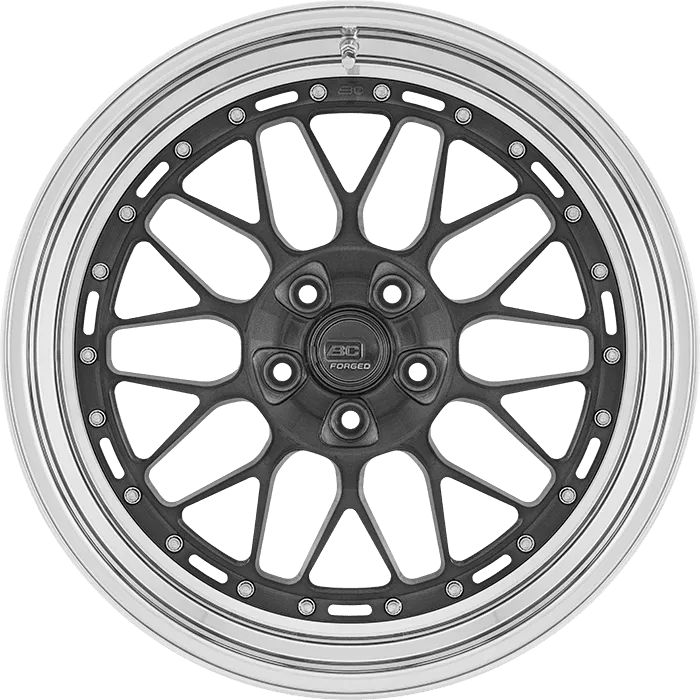 Satin Graphite + Polished Lip