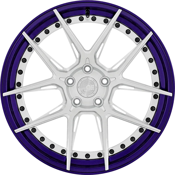 Brushed Silver + Candy Purple Barrel