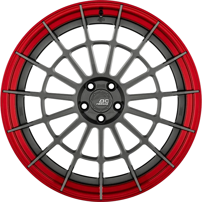 Gloss Dark Graphite + Candy Red Barrel