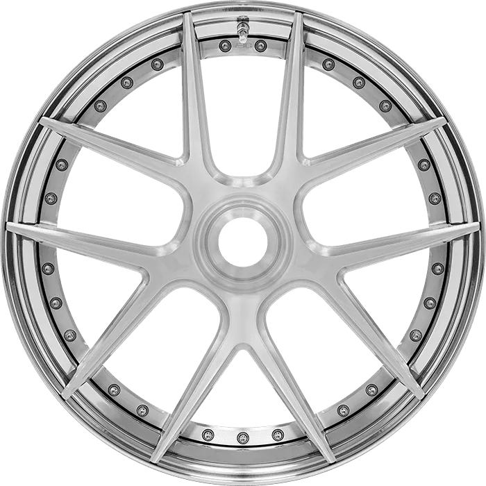 Brushed Silver + Polished Barrel