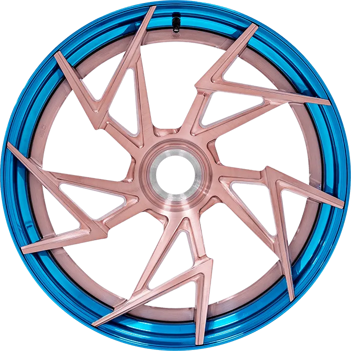 Rose Gold + Candy Blue Barrel