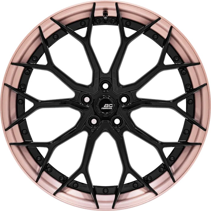 Gloss Black + Rose Gold Barrel