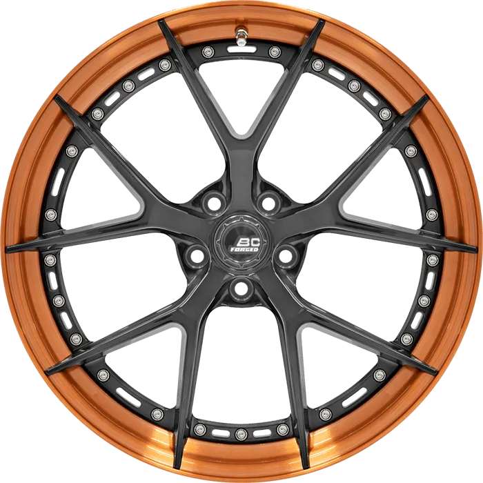 Gloss Black + Brushed Copper Barrel
