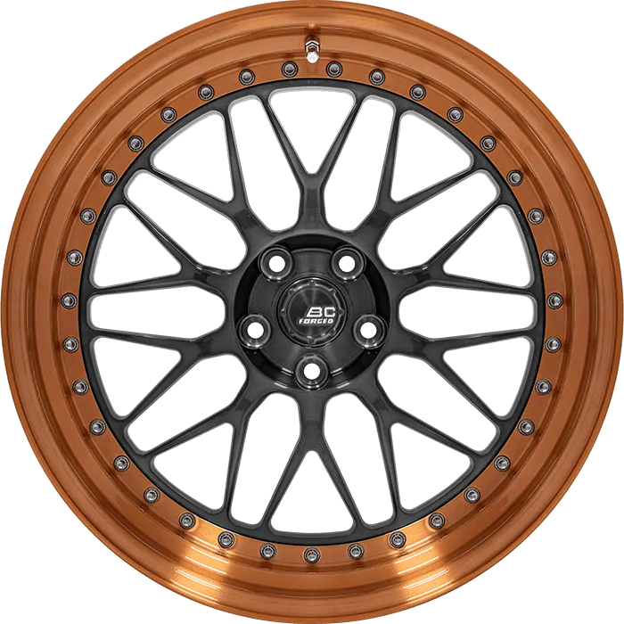 Gloss Black + Brushed Copper Barrel
