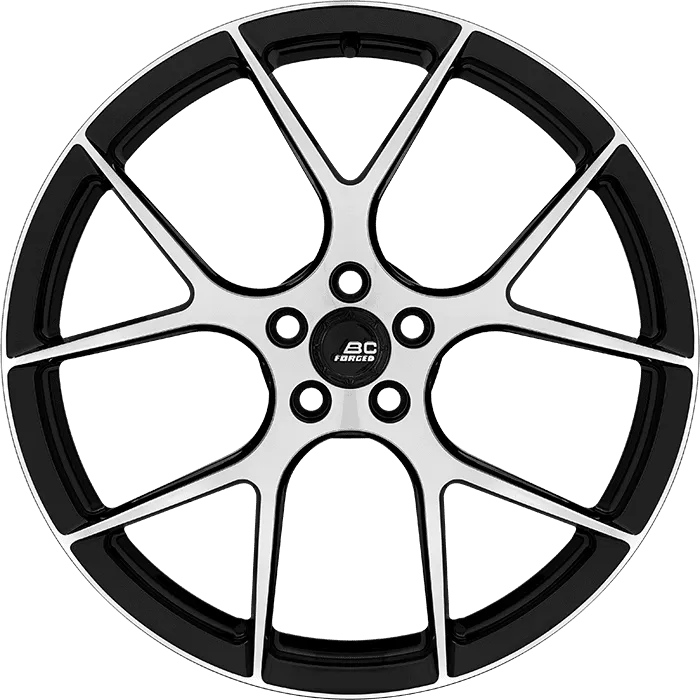 Gloss Black + Brushed Silver Face