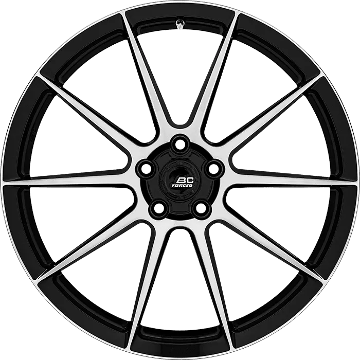 Gloss Black + Brushed Silver Face