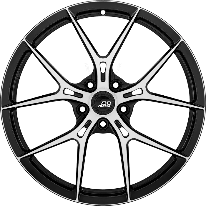 Gloss Black + Brushed Silver Face